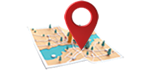 get your business on the map icon